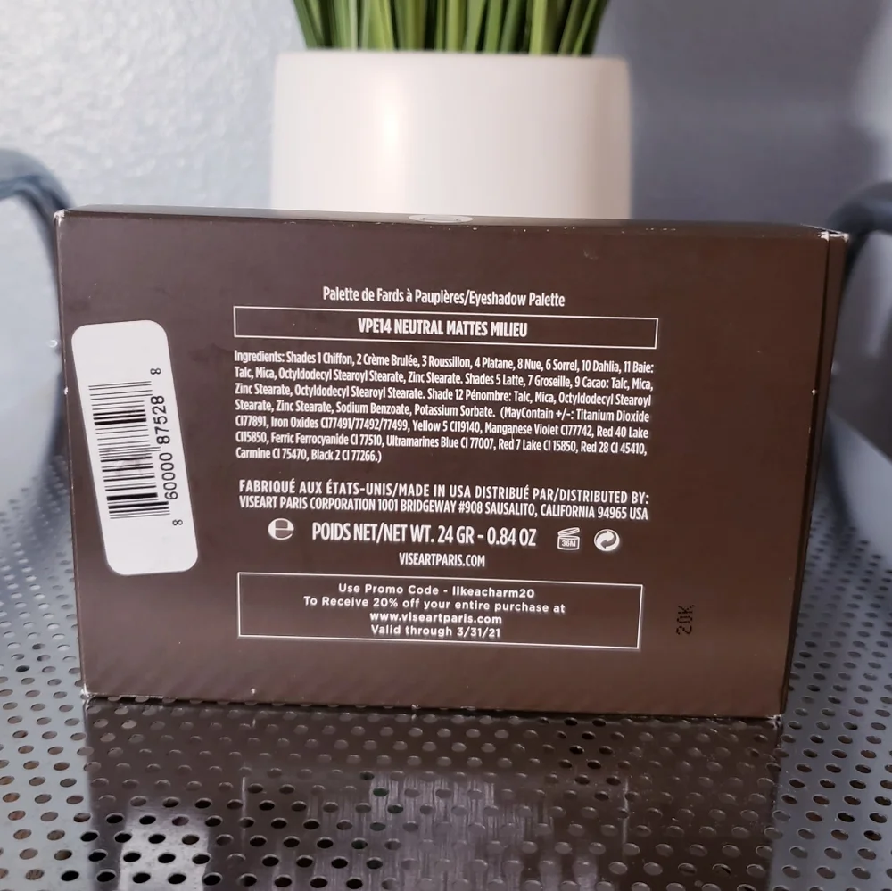 Viseart Neutral Mattes Milieu